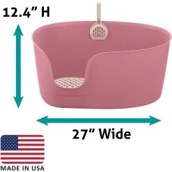 Richell PAW TRAX High Wall Cat Litter Box, X-Large 13 Richell PAW TRAX High Wall Cat Litter Box, X-Large -Pet Cat Supplies Store 805006 PT5. AC SS1800 V1678913024