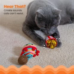 Catstages Pawrty Interactive Plush Catnip Cat Toy, Multicolor, 3 Count 11 Catstages Pawrty Interactive Plush Catnip Cat Toy, Multicolor, 3 Count -Pet Cat Supplies Store 837446 PT2. AC SS1800 V1681836199
