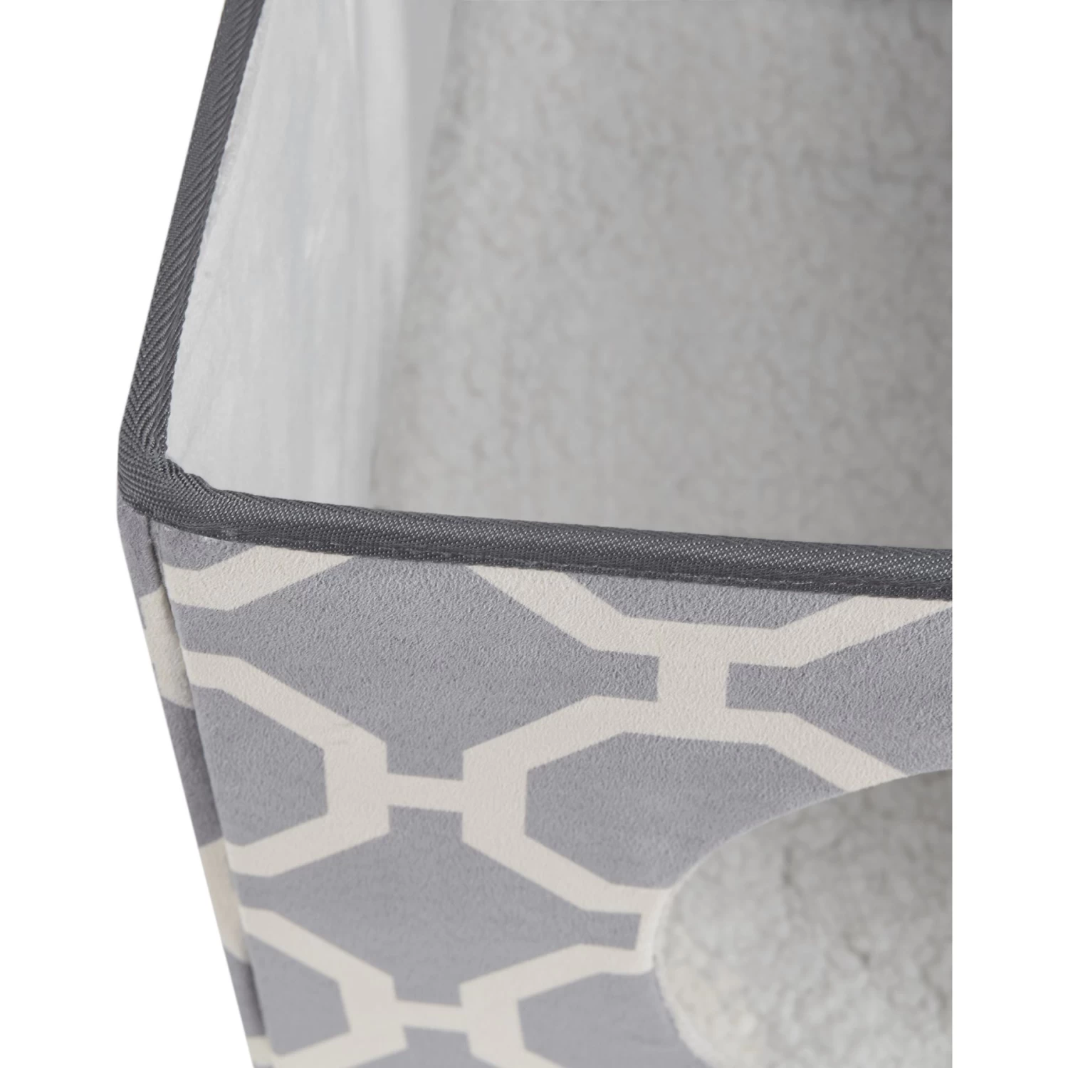 Friends Forever Taylor Collapsible Cube Cat House & Ottoman, Grey 8 Friends Forever Taylor Collapsible Cube Cat House & Ottoman, Grey - Image 6