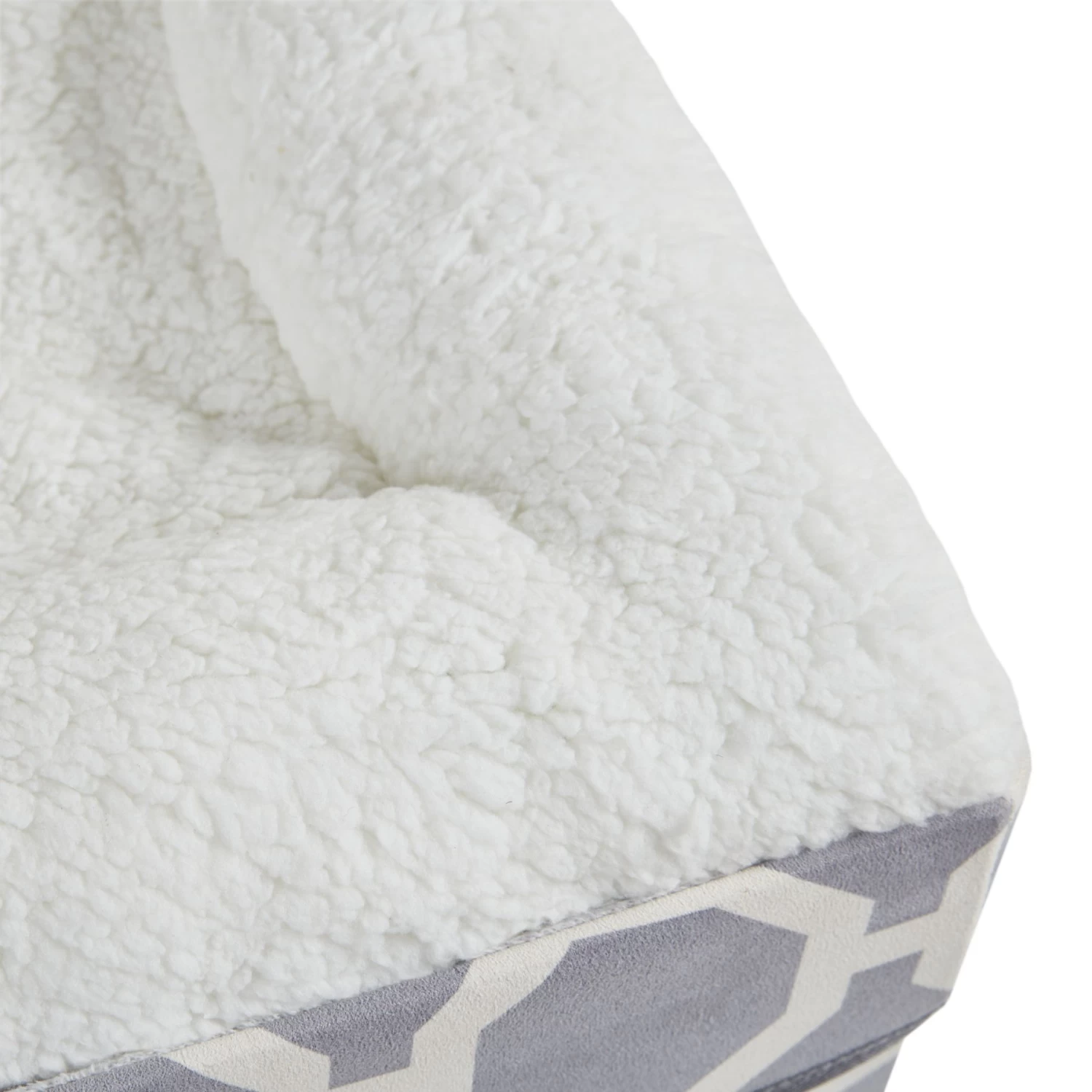 Friends Forever Taylor Collapsible Cube Cat House & Ottoman, Grey 9 Friends Forever Taylor Collapsible Cube Cat House & Ottoman, Grey - Image 7