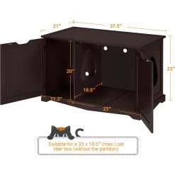 Yaheetech Cat Litter Box Enclosure 11 Yaheetech Cat Litter Box Enclosure -Pet Cat Supplies Store 871886 PT2. AC SS1800 V1686246229