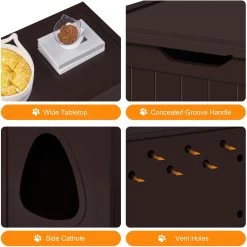 Yaheetech Cat Litter Box Enclosure 12 Yaheetech Cat Litter Box Enclosure -Pet Cat Supplies Store 871886 PT3. AC SS1800 V1686247874