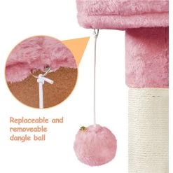 Yaheetech 34.5-in Plush Cover Cat Tree 17 Yaheetech 34.5-in Plush Cover Cat Tree -Pet Cat Supplies Store 899542 PT6. AC SS1800 V1692300031