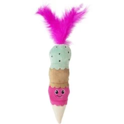Quirky Kitty Ice Cream Kicker Cat Toy