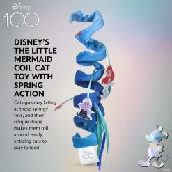 Disney / Pixar DISNEY PIXAR The Little Mermaid Ariel, Flounder & Sebastian Activity Coil Cat Toy, Multicolor -Pet Cat Supplies Store 907846 PT2. AC SS1800 V1699022168