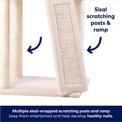 Frisco 52-in Faux Fur Cat Tree & Condo -Pet Cat Supplies Store 92261 PT4. AC SS1800 V1667227608