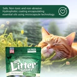 Little Litter Savers Natural Fresh Scent Cedarwood Cat Litter Deodorizer, 1-oz Bag, 3 Count -Pet Cat Supplies Store 931262 PT4. AC SS1800 V1691171675