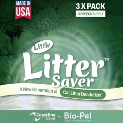 Little Litter Savers Natural Fresh Scent Cedarwood Cat Litter Deodorizer, 1-oz Bag, 3 Count -Pet Cat Supplies Store 931262 PT6. AC SS1800 V1691175282