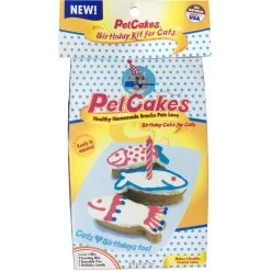 Goody Box Birthday Cat Toys, Treats & Collar & PetCakes Turkey Flavor Microwavable Birthday Cake Mix Kit With Fish Shaped Pan Cat Treats, 5-oz Bag -Pet Cat Supplies Store 947294 PT5. AC SS1800 V1693600215