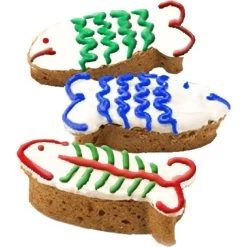 Goody Box Birthday Cat Toys, Treats & Collar & PetCakes Turkey Flavor Microwavable Birthday Cake Mix Kit With Fish Shaped Pan Cat Treats, 5-oz Bag -Pet Cat Supplies Store 947294 PT8. AC SS1800 V1693601003