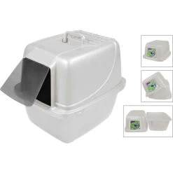 Van Ness Enclosed Cat Litter Pan & Van Ness Litter Scoop -Pet Cat Supplies Store 947638 PT2. AC SS1800 V1693600276