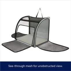 Frisco Travel Safety Dog & Cat Carrier & Pet Fit For Life Collapsible Portable Litter Box With Collapsible Bowl -Pet Cat Supplies Store 947670 PT2. AC SS1800 V1693925085