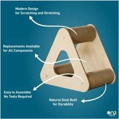 On2Pets Activity Pyramid Three Post Sisal Cat Scratcher, Beige 14 On2Pets Activity Pyramid Three Post Sisal Cat Scratcher, Beige -Pet Cat Supplies Store 953294 PT5. AC SS1800 V1695240718