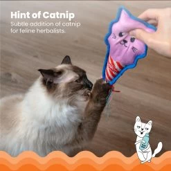 Catstages Kitt'n Candy Kicker Pink Interactive Catnip Cat Toy, Pink -Pet Cat Supplies Store 976198 PT2. AC SS1800 V1696615465