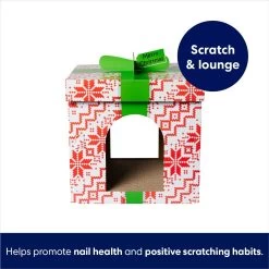 Frisco Holiday Gift Box Cardboard Cat House & Frisco Holiday Santa's Workshop Cardboard Cat House -Pet Cat Supplies Store 986158 PT3. AC SS1800 V1698257848