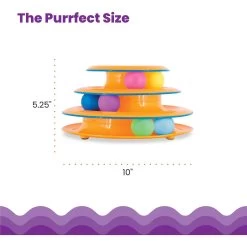 Catstages Tower Of Tracks Cat Toy, 3 Count -Pet Cat Supplies Store 98978 PT4. AC SS1800 V1682521185