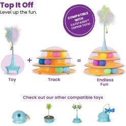 Catstages Tower Of Tracks Cat Toy, 3 Count -Pet Cat Supplies Store 98978 PT5. AC SS1800 V1646764912